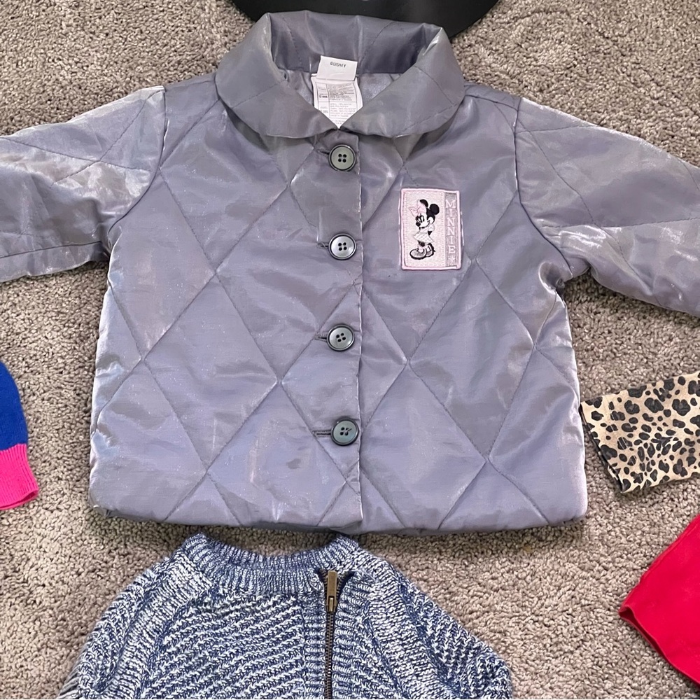 Baby girl quality cotton name brand Clothing Set -size 6/9 months & 12m no flaws - Picture 2 of 11